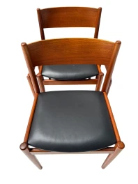 Four Mid-Century Modern Dining Room Chairs by Kurt Østervig for Sibast, 1960s